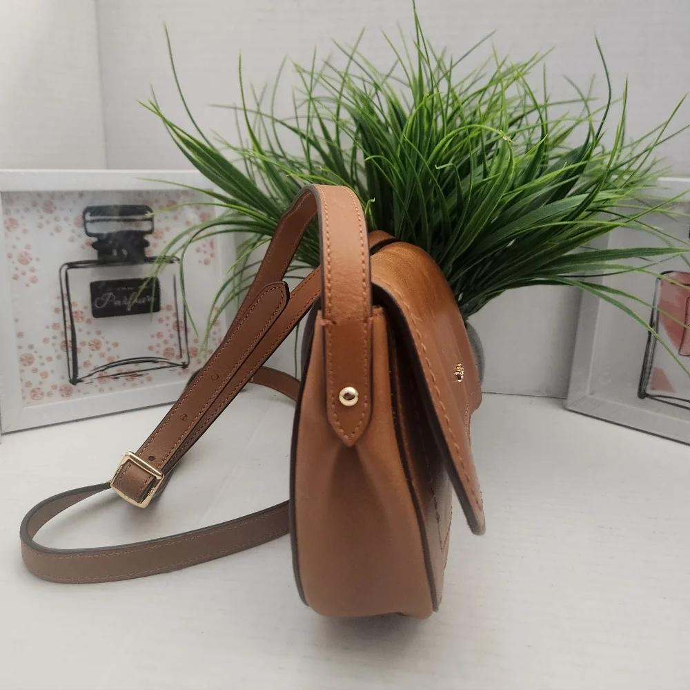 Ralph Lauren Bag Brown Crossbody Saddle Bag